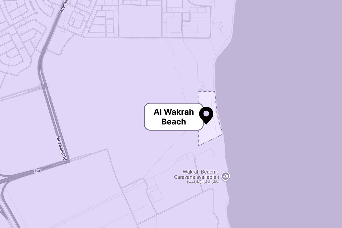 Al Wakrah Beach in Doha