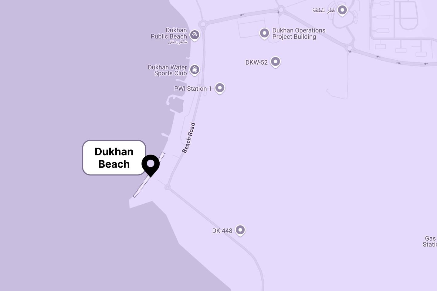 Free Dukhan Beach in Doha