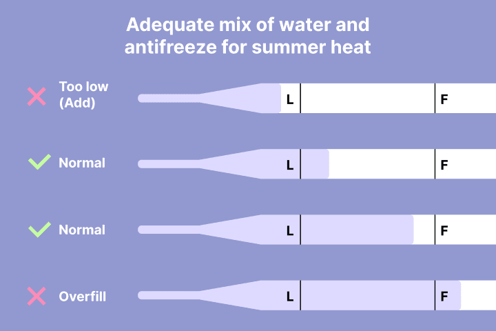 Prepare Car - Check the engine cooling system