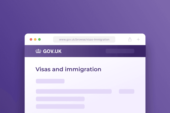 UK visa application