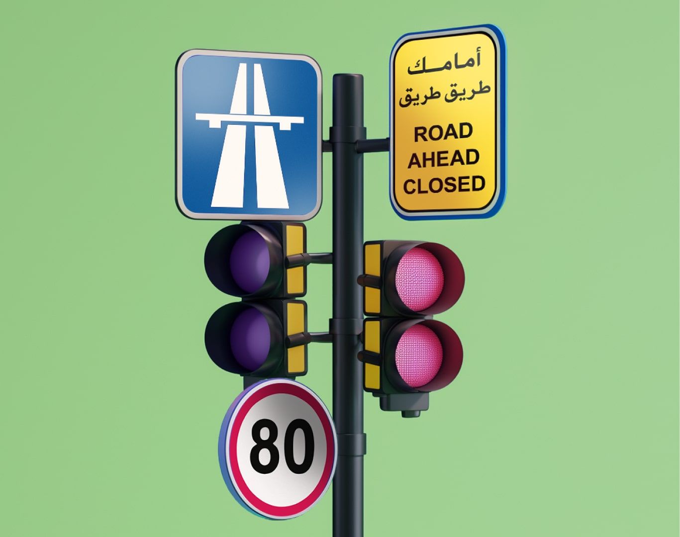 Qatar Traffic Signs 2025