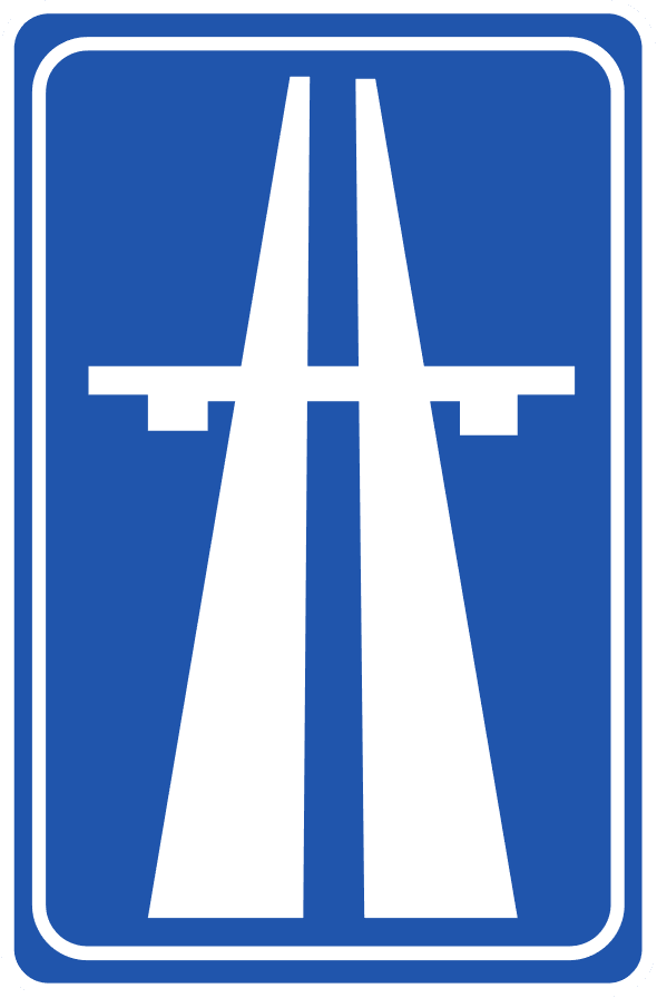 Start of Main Road sign