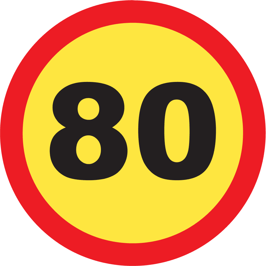 Temporary Speed Limit sign